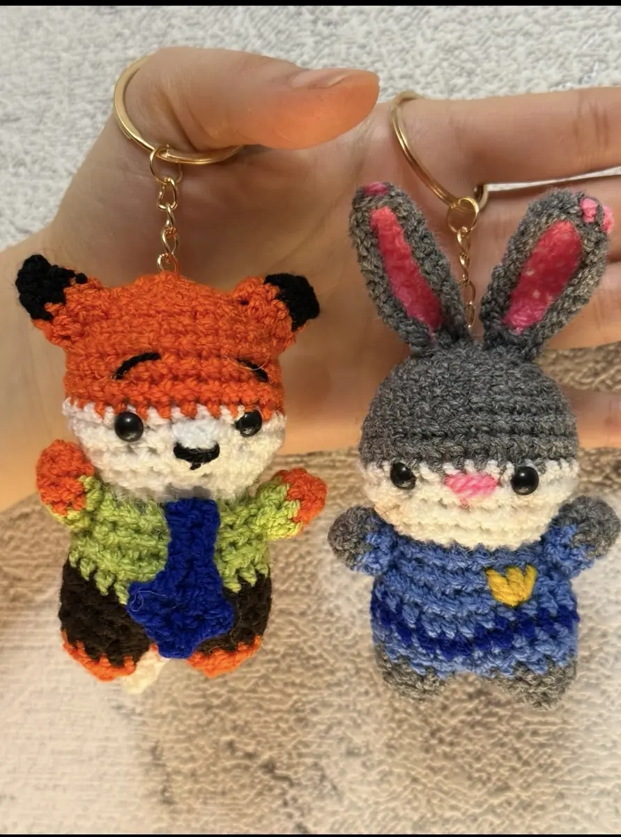 Judy and Nick açarlıqlar el işi şəkli 3