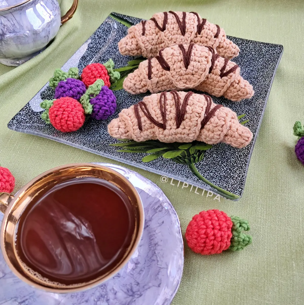 Şirniyyat dəsti el işi şəkli 3