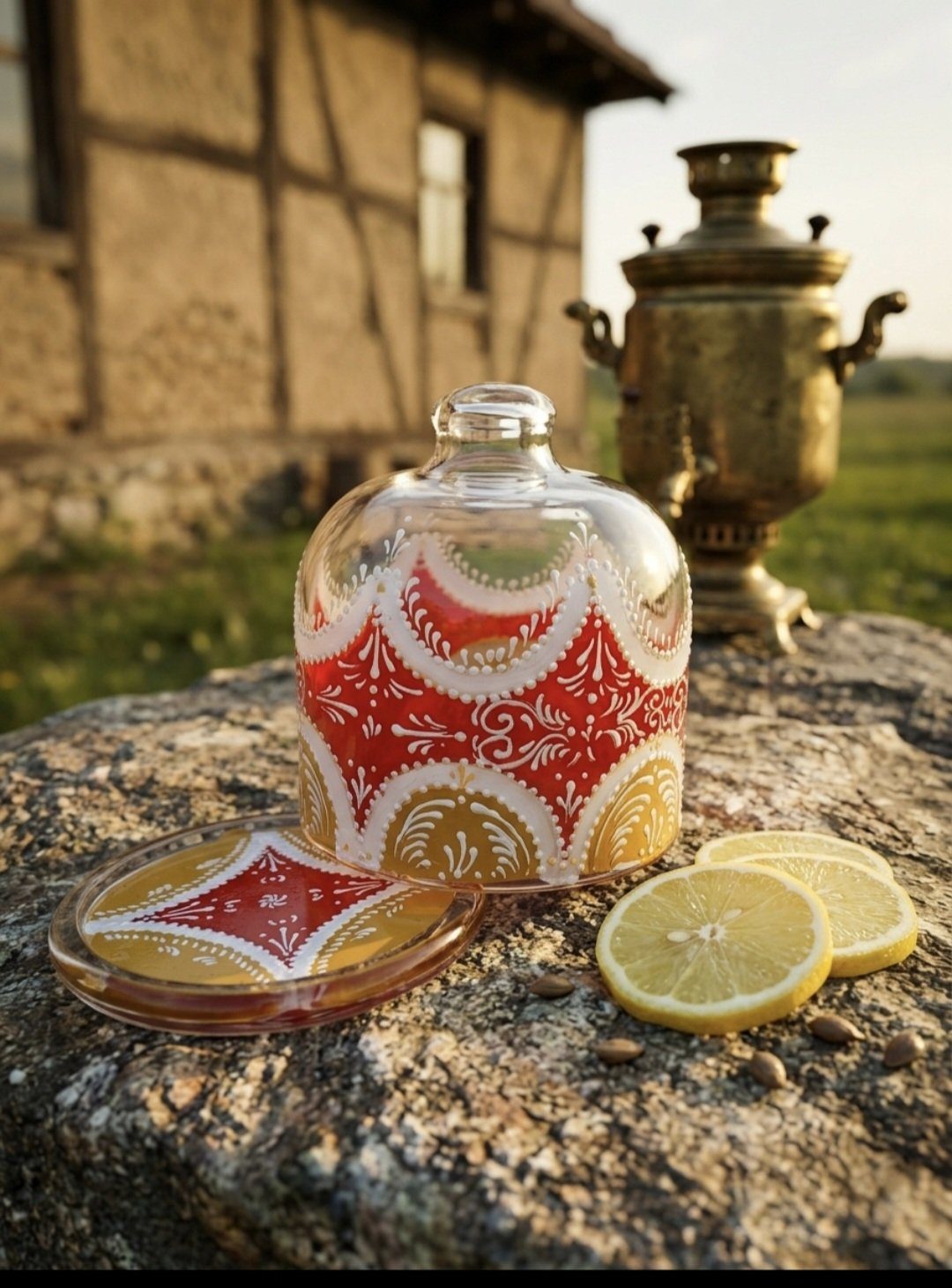 Limon qabı | Vitraj əl işi ❤️💛 el işi şəkli 2