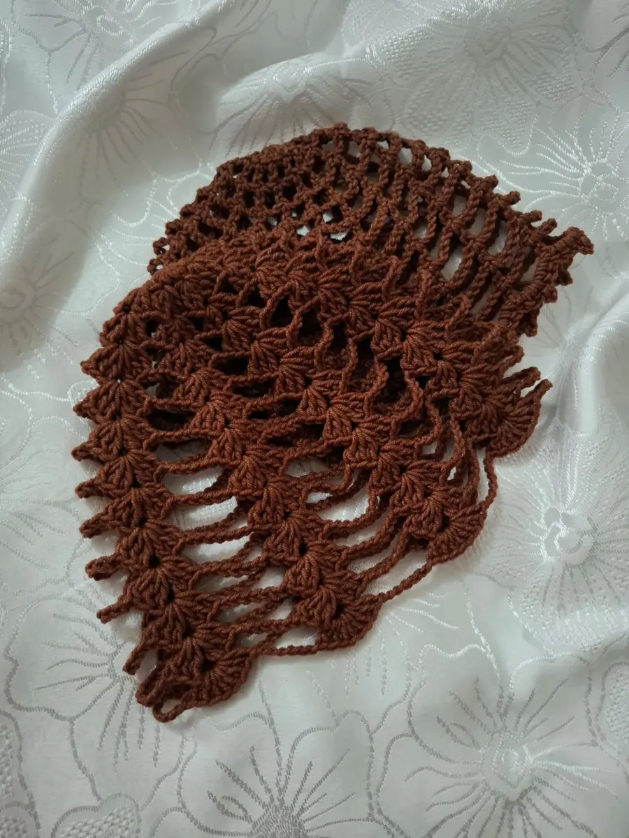 Toxunma saç aksesuarı(bone) el işi şəkli 2