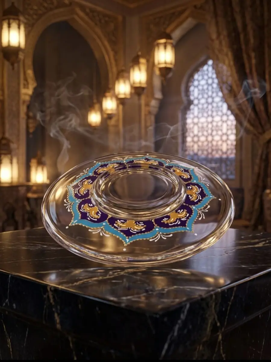 Stəkan, nəlbəki (Aladdin style) 💜💛💙 el işi şəkli 2