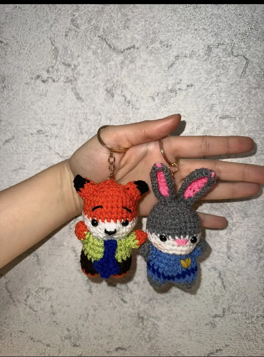 Judy and Nick açarlıqlar el işi şəkli 2